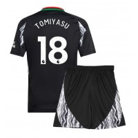 Arsenal Takehiro Tomiyasu #18 Vonkajší Detský futbalový dres 2024-25 Krátky Rukáv (+ trenírky)